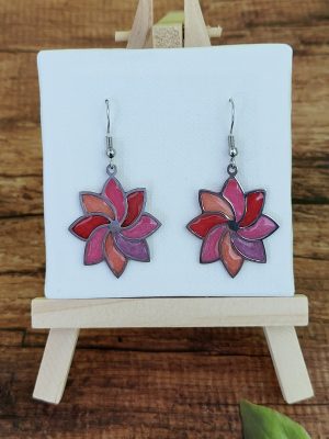 Boucles d'oreilles "Rosace Bohème"