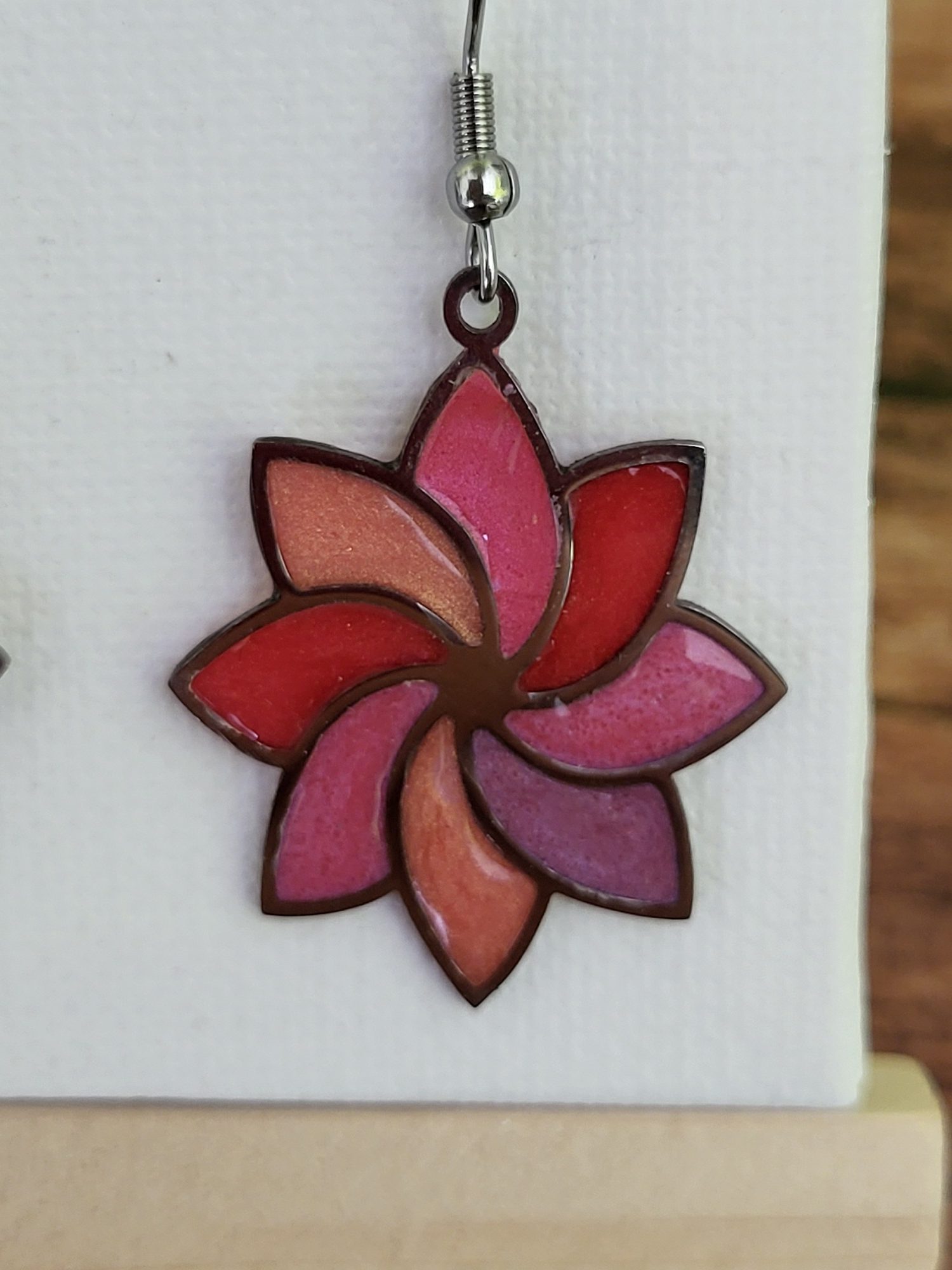 Boucles d'oreilles "Rosace Bohème"